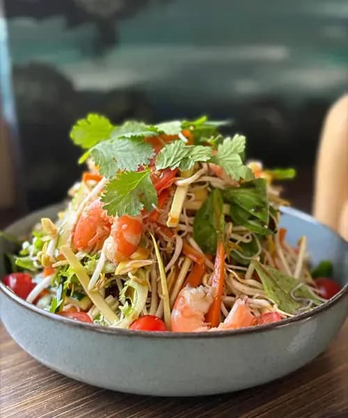 Salade fraîche maison restaurant Nomadia Sainte-Maxime